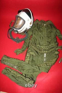 High altitude MiG-21 Fighter Pilot Flight Helmet 1# Pressure fly suit 1#