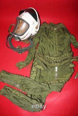 High altitude MiG-21 Fighter Pilot Flight Helmet 1# Pressure fly suit 1#