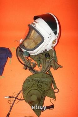 High altitude MiG-21 Fighter Pilot Flight Helmet 1# Pressure+ fly suit 1#