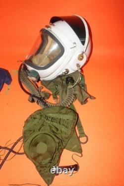 High altitude MiG-21 Fighter Pilot Flight Helmet 1# Pressure+ fly suit 1#