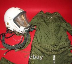 High altitude MiG-21 Fighter Pilot Flight Helmet 1# Pressure fly suit 2#