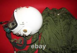 High altitude MiG-21 Fighter Pilot Flight Helmet 1# Pressure fly suit 2#