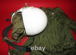 High altitude MiG-21 Fighter Pilot Flight Helmet 1# Pressure fly suit 2#