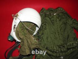 High altitude MiG-21 Fighter Pilot Flight Helmet 1# Pressure fly suit 2#