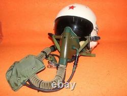 High altitude MiG-21 Fighter Pilot Flight Helmet 2#