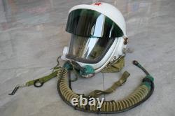 High altitude MiG-21 Fighter Pilot Flight Helmet, Drop Down sunvisor