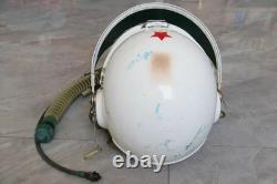High altitude MiG-21 Fighter Pilot Flight Helmet, Drop Down sunvisor