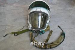 High altitude MiG-21 Fighter Pilot Flight Helmet, Drop Down sunvisor