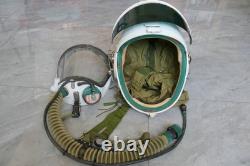High altitude MiG-21 Fighter Pilot Flight Helmet, Drop Down sunvisor