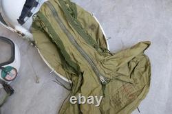 High altitude MiG-21 Fighter Pilot Flight Helmet, Drop Down sunvisor