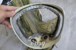 High altitude MiG-21 Fighter Pilot Flight Helmet, Drop Down sunvisor