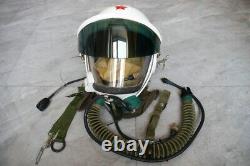 High altitude MiG-21 Fighter Pilot Flight Helmet Tk-1, No. 0503129