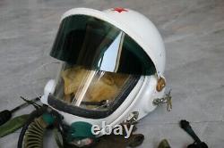 High altitude MiG-21 Fighter Pilot Flight Helmet Tk-1, No. 0503129