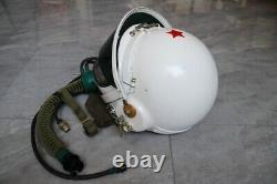 High altitude MiG-21 Fighter Pilot Flight Helmet Tk-1, No. 0503129