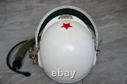 High altitude MiG-21 Fighter Pilot Flight Helmet Tk-1, No. 0503129