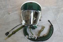 High altitude MiG-21 Fighter Pilot Flight Helmet, pull down sunvisor