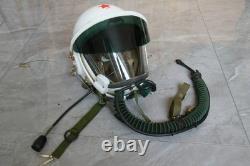 High altitude MiG-21 Fighter Pilot Flight Helmet, pull down sunvisor