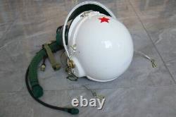 High altitude MiG Fighter Pilot Flight Helmet Tk-1 No. 9601228