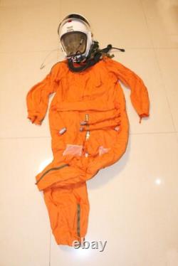 High altitude Mig-21 Fighter Pilot Flight Helmet, Compensatory Suit