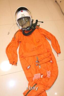 High altitude Mig-21 Fighter Pilot Flight Helmet, Compensatory Suit