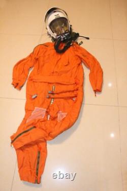 High altitude Mig-21 Fighter Pilot Flight Helmet, Compensatory Suit