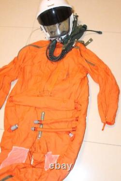 High altitude Mig-21 Fighter Pilot Flight Helmet, Compensatory Suit