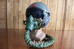 High altitude fighter pilot flight Helmet oxygen mask