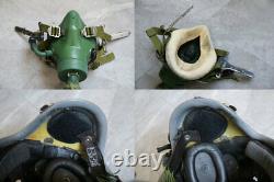 High altitude fighter pilot flight Helmet oxygen mask