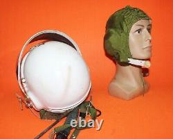 High altitude mig Fighter Pilot Flight Helmet +Hat 1# XXL $249.9