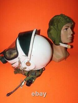 High altitude mig Fighter Pilot Flight Helmet +Hat 1# XXL $249.9