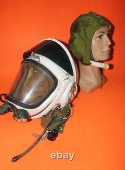 High altitude mig Fighter Pilot Flight Helmet +Hat 1# XXL $249.9