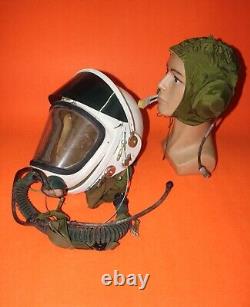 High altitude mig Fighter Pilot Flight Helmet +Hat 1# XXL $249.9