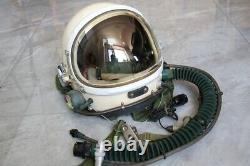 High altitude pilot flight helmet, pull down sunvisor