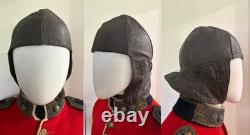 Inter World War British Empire Army Pilot Aviator Flight Aircraft Helmet Goggles