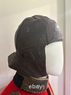 Inter World War British Empire Army Pilot Aviator Flight Aircraft Helmet Goggles