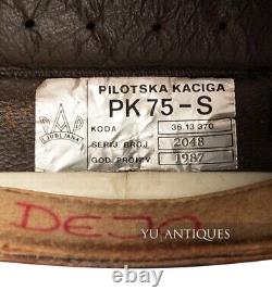 JNA YPA Yugoslav Peoples Army Air Force PK 75-S Pilot Flight Hel met & Decal