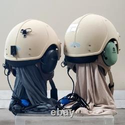 K10 Flight Helmet, Pilot Helmet, David and Clark, HGU-84 ANVIS Mount, LPBP Mount