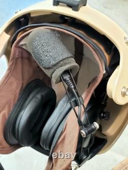 K10 Flight Helmet, Pilot Helmet, David and Clark, HGU-84 ANVIS Mount, LPBP Mount