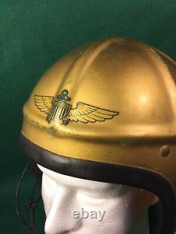 Korean War Era Us Navy Marine Corps Gentex H-4 Jet Pilot Flight Helmet