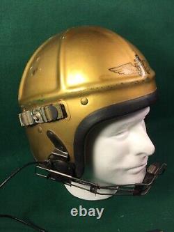 Korean War Era Us Navy Marine Corps Gentex H-4 Jet Pilot Flight Helmet