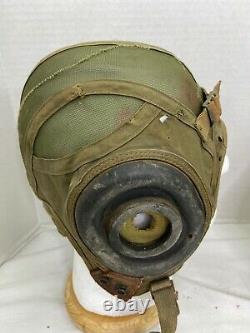 Korean War US Navy H-4 Pilots Flight Helmet & Liner