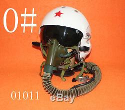 MIG-29 Flight Helmet Air Force Pilot Helmet SIZE 1# XXL OXYGEN MASK LARGEST
