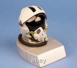MSA Gallet Pilot Flight Helmet Air Force Replica 1/4 Resin Desk Model On AV Base
