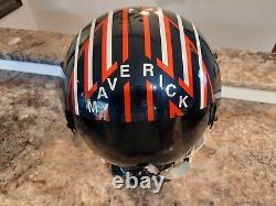 Maverick Top Gun Gentex Hgu-26 Movie Prop Replica Flight Pilot Helmet Naval