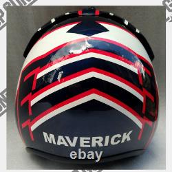 Maverick Top Gun Naval Aviator Movie Prop Usn Pilot Flight Helmet (hgu-33)