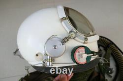 MiG Fighter Pilot Flight Helmet(largest) + Life Saving Compensating Suit