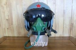 MiG Fighter Pilot Helmet QTK-1, Oxygen Mask KJB-1