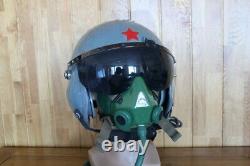 MiG Fighter Pilot Helmet QTK-1, Oxygen Mask KJB-1