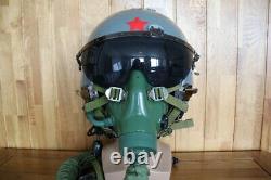 Mig Fighter Pilot Helmet Qtk-1, Face Mask Ym-9915g