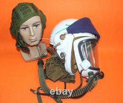 Mig Pilot High Altitude Helmet Pull down Sunvisor, Anti-gravity flight Suit 01